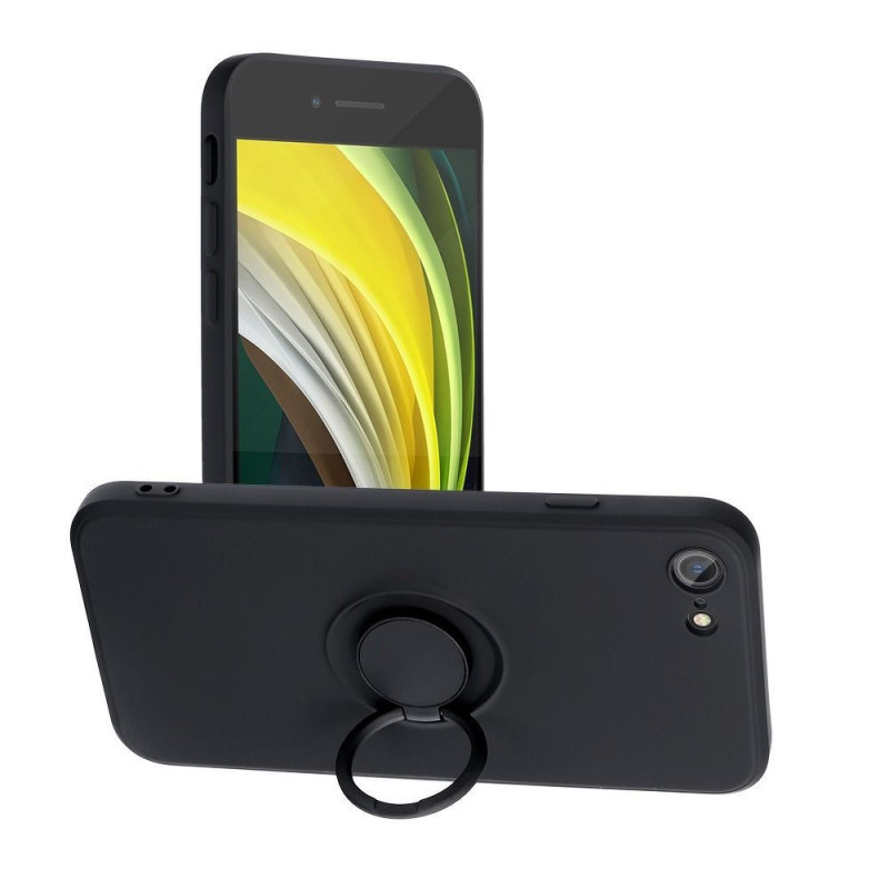 Case for iPhone 7 / 8 / SE 2020 / SE 2022 Silicone Ring black