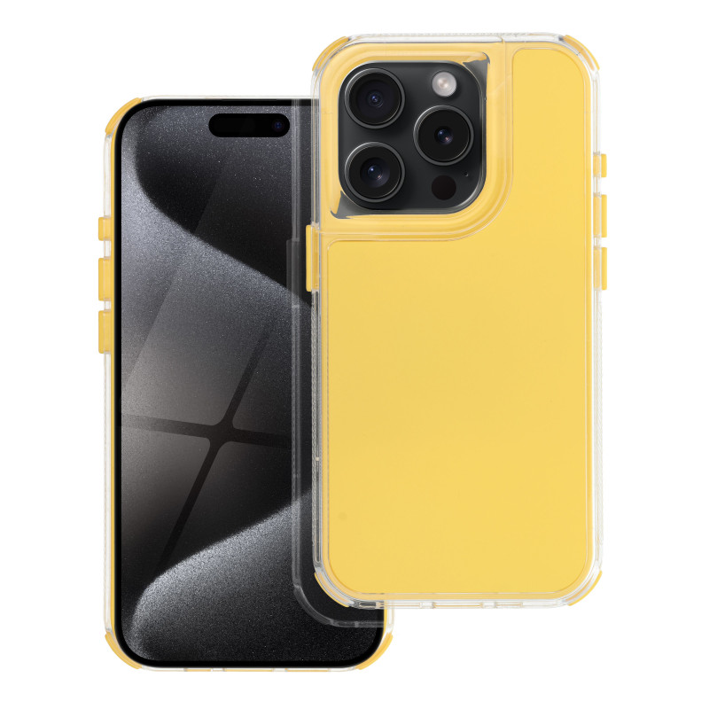 Case for iPhone 15 PRO MAX Matrix yellow
