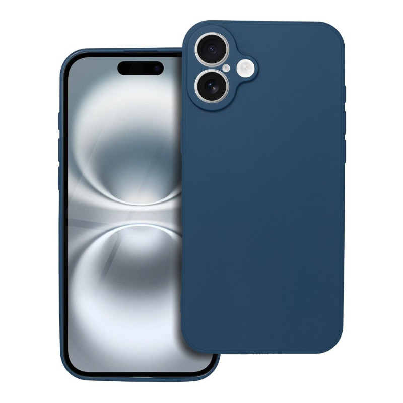 Case for iPhone 16 PLUS Soft dark blue