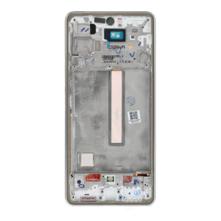 LCD Display for SAMSUNG A53 A536 HARD OLED with frame silver