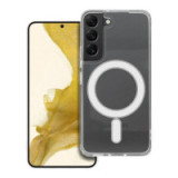 Case for Samsung S22 Clear Mag Cover (STR) compatible with MagSafe transparent