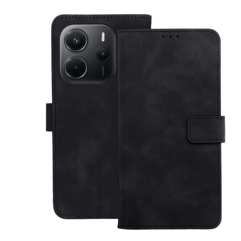 TENDER Book Case for XIAOMI Redmi Note 14 4G (GLOBAL - 164,84mm x 78,15mm x 8,16mm) black