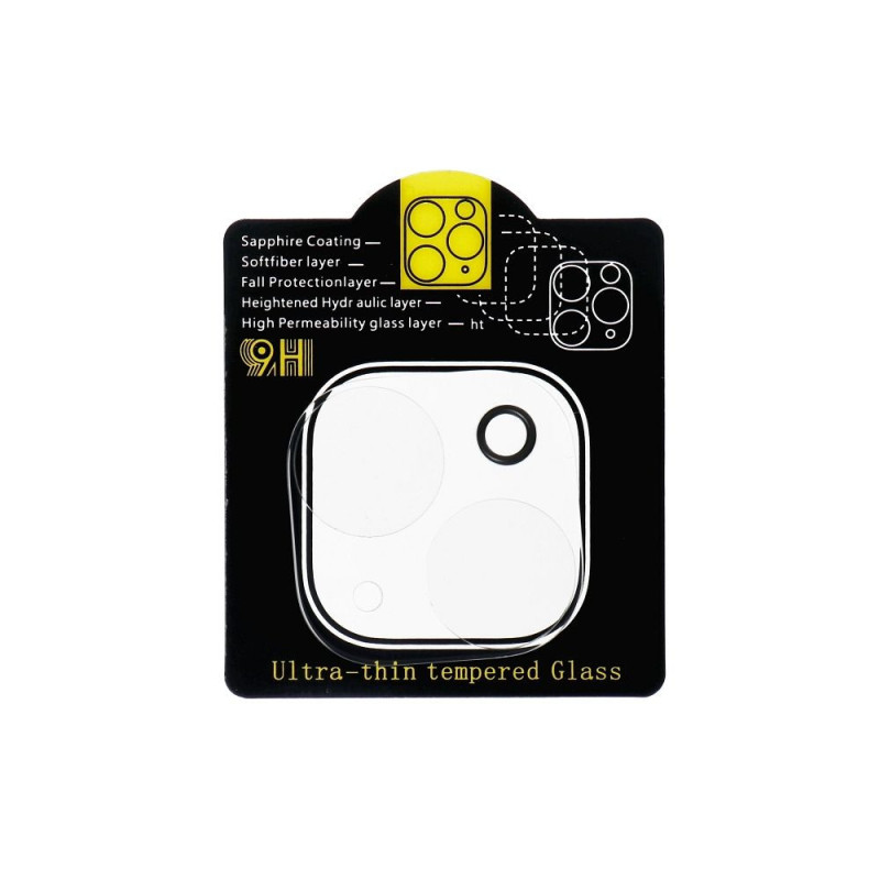 5D Full Glue Camera Tempered Glass - for Samsung Galaxy S25 Edge Black