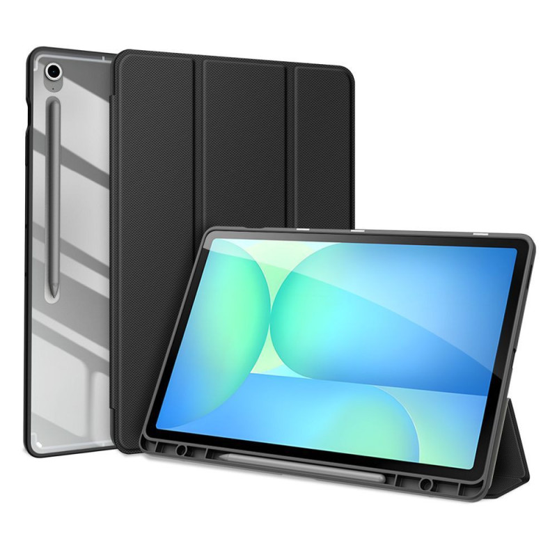 DUX DUCIS case TOBY with pencil storage for SAMSUNG Tab S10 FE Plus black DUX DUCIS case TOBY with pencil storage for SAMSUNG Tab S10 FE Plus black