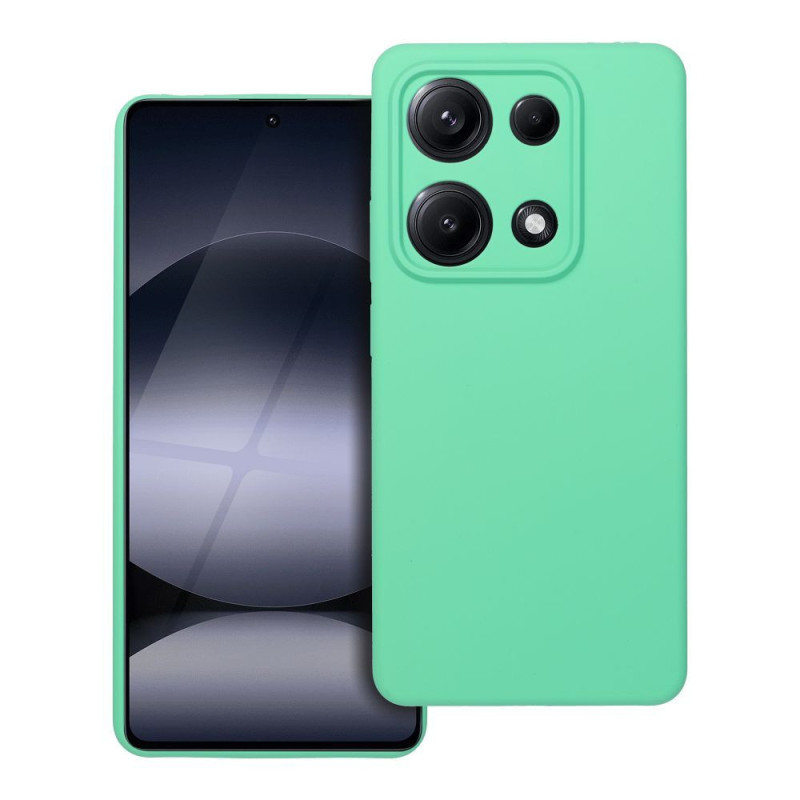Case for Xiaomi Redmi Note 14S Silicone 2mm (camera protection) mint Case for Xiaomi Redmi Note 14S Silicone 2mm (camera protection) mint