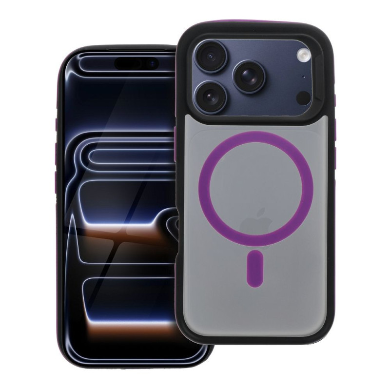 Case for iPhone 17 PRO Neo compatible with MagSafe purple