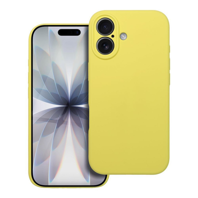 Case for iPhone 17 Silicone 2mm yellow