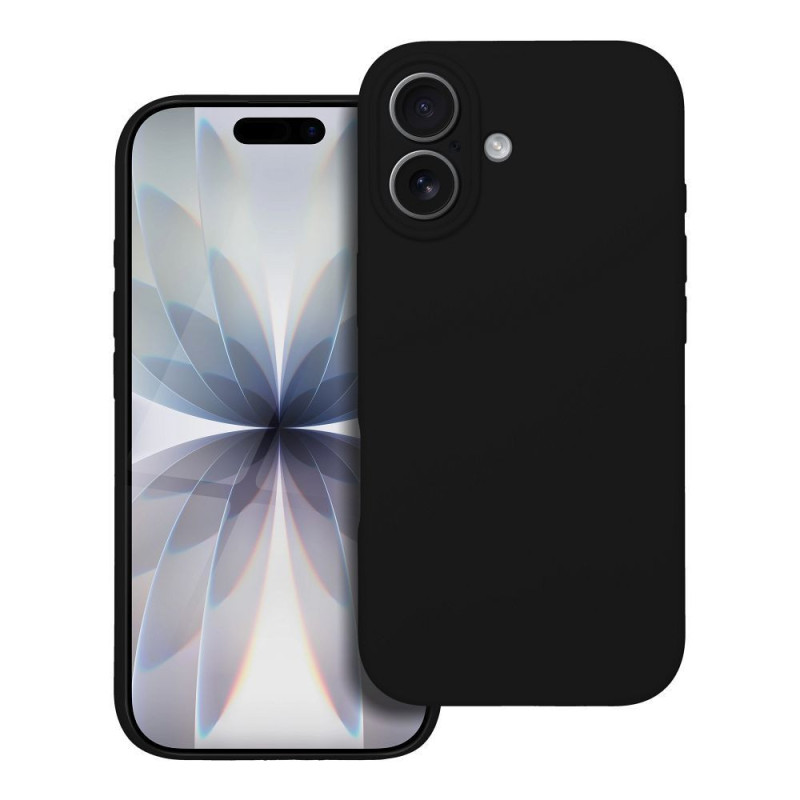 Case for iPhone 17 PRO Silicone 2mm compatible with MagSafe black