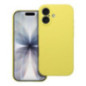 Case for iPhone 17 Silicone 2mm zgodny z MagSafe yellow