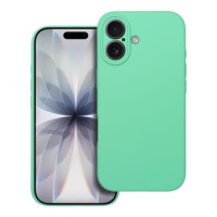 Case for iPhone 17 Silicone 2mm compatible with MagSafe mint