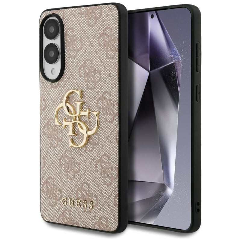 GUESS case for SAMSUNG S25 Edge GUHCS25E4GMGPI (4G PU Big Logo) pink