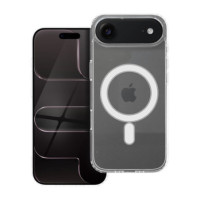 Case for iPhone 17 AIR Clear Mag Cover (MID) compatible with MagSafe transparent