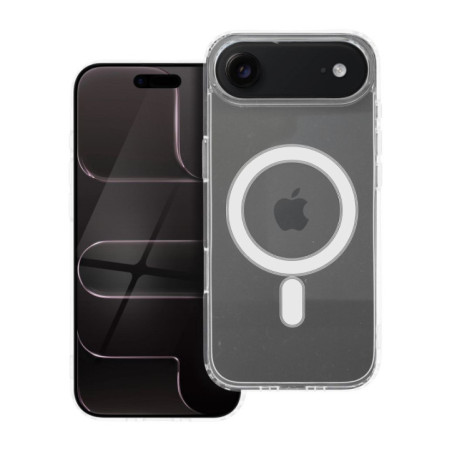 Case for iPhone 17 AIR Clear Mag Cover (MID) compatible with MagSafe transparent
