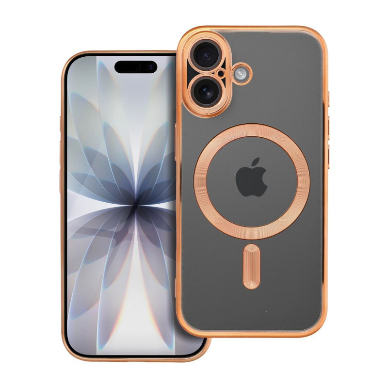 Case for iPhone 17 Electro Mag Cover compatible with MagSafe gold