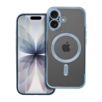 Case for iPhone 17 Electro Mag Cover compatible with MagSafe blue