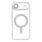 Case for iPhone 17 AIR Electro Mag Cover compatible with MagSafe silver