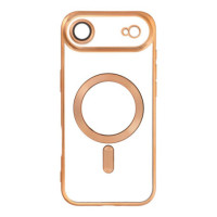 Case for iPhone 17 AIR Electro Mag Cover compatible with MagSafe gold