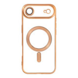 Case for iPhone 17 AIR Electro Mag Cover compatible with MagSafe gold