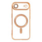 Case for iPhone 17 AIR Electro Mag Cover compatible with MagSafe gold