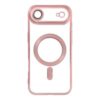 Case for iPhone 17 AIR Electro Mag Cover compatible with MagSafe gold-rose