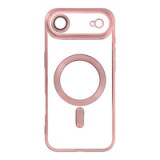 Case for iPhone 17 AIR Electro Mag Cover compatible with MagSafe gold-rose