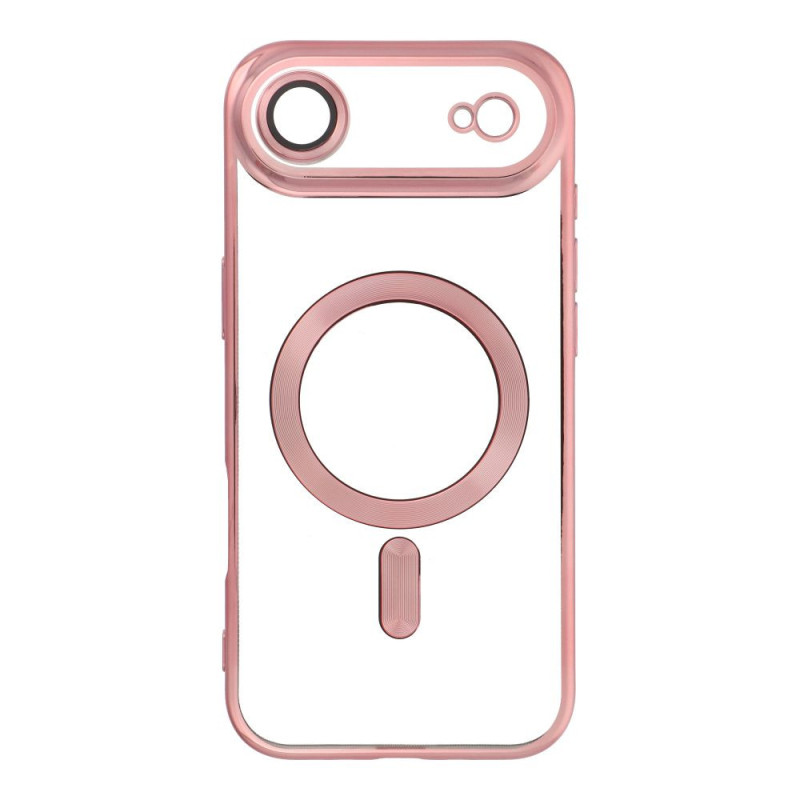 Case for iPhone 17 AIR Electro Mag Cover compatible with MagSafe gold-rose