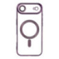 Case for iPhone 17 AIR Electro Mag Cover compatible with MagSafe purple