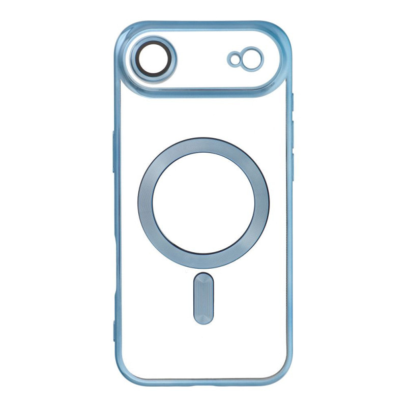 Case for iPhone 17 AIR Electro Mag Cover compatible with MagSafe blue