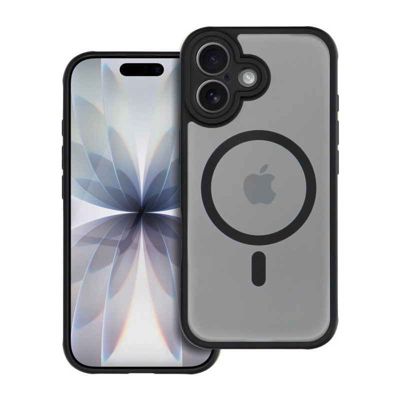 Case for iPhone 17 Full Matte Mag Cover compatible with MagSafe black