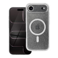 Case for iPhone 17 AIR Clear Mag Cover (STR / CAMERA PROTECTION) compatible with MagSafe transparent glitter