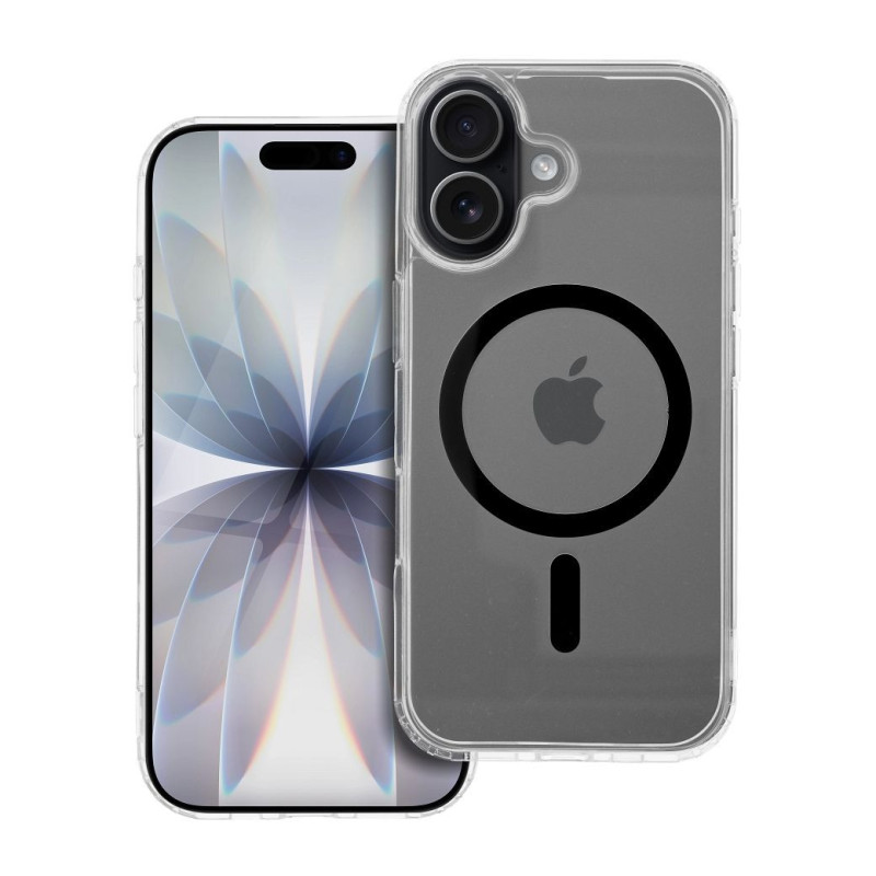 Case for iPhone 17 Drop Glue Colorful Ring Mag Cover compatible with MagSafe black Case for iPhone 17 Drop Glue Colorful Ring Mag Cover compatible with MagSafe black