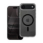 Case for iPhone 17 AIR Drop Glue Colorful Ring Mag Cover compatible with MagSafe black