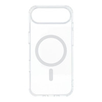 Case for iPhone 17 AIR Drop Glue Colorful Ring Mag Cover compatible with MagSafe white