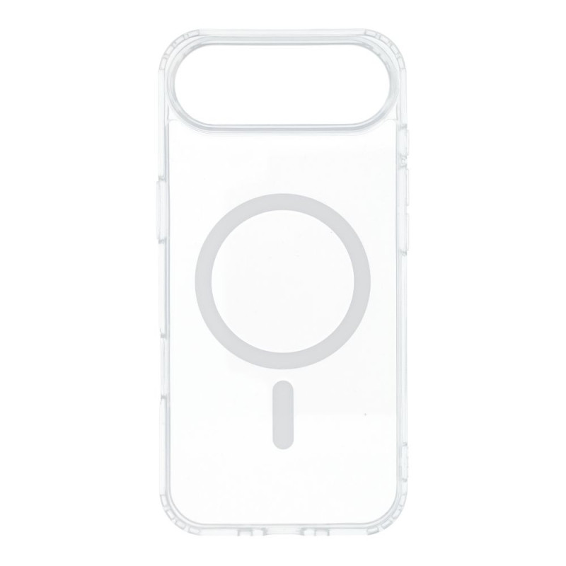 Case for iPhone 17 AIR Drop Glue Colorful Ring Mag Cover compatible with MagSafe white