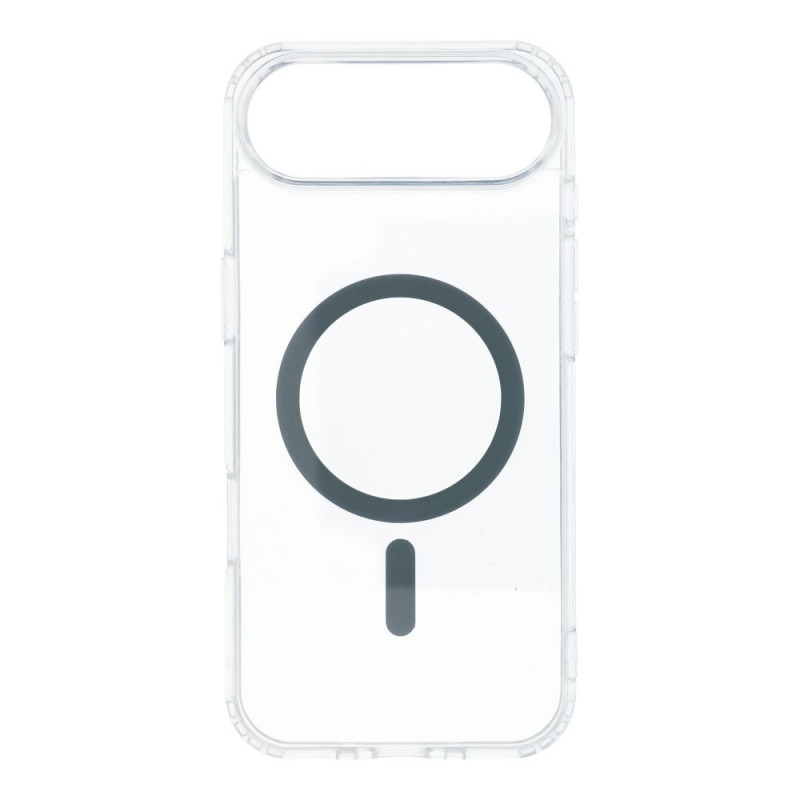 Case for iPhone 17 AIR Drop Glue Colorful Ring Mag Cover compatible with MagSafe gray