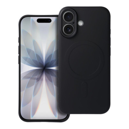 Case for iPhone 17 Silicone Mag Cover compatible with MagSafe black