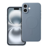 Case for iPhone 17 AIR Silicone Mag Cover compatible with MagSafe light blue