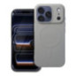 Case for iPhone 17 PRO Silicone Mag Cover compatible with MagSafe (big hole) titanium