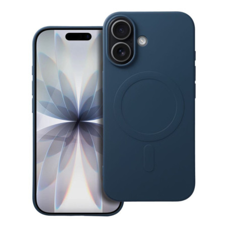 Case for iPhone 17 Silicone Mag Cover compatible with MagSafe (big hole) blue