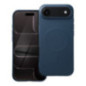 Case for iPhone 17 AIR Silicone Mag Cover compatible with MagSafe (big hole) blue