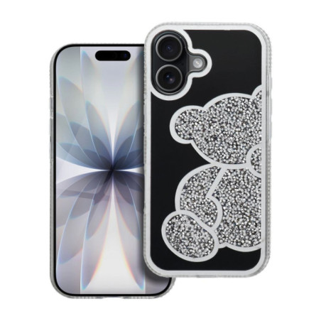 Case for iPhone 17 Teddy Bear silver