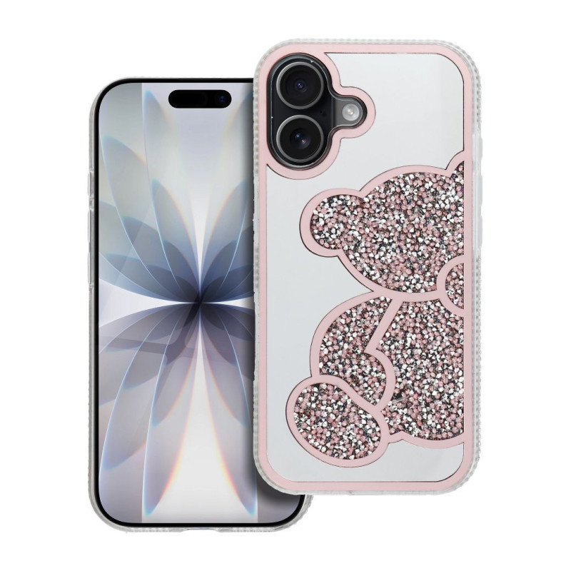 Case for iPhone 17 Teddy Bear pink
