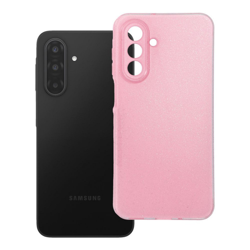 Case for Samsung A17 Clear Case 2 mm Blink pink