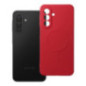 Case for Samsung A17 Silicone Mag Cover compatible with MagSafe red
