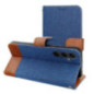 Flip case for Samsung S25 FE Jeans Book blue