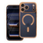 Case for iPhone 17 Pro Max / 18 Pro Max (low camera edge) Electro Mag Cover compatible with MagSafe gold Case for iPhone 17 Pro Max / 18 Pro Max (low camera edge) Electro Mag Cover compatible with MagSafe gold