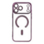 Case for iPhone 17 PRO MAX Electro Mag Cover compatible with MagSafe purple