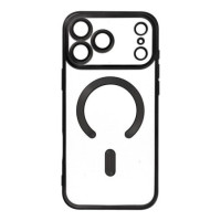 Case for iPhone 17 PRO MAX Electro Mag Cover compatible with MagSafe black