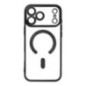 Case for iPhone 17 PRO MAX Electro Mag Cover compatible with MagSafe black