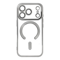 Case for iPhone 17 PRO Electro Mag Cover compatible with MagSafe titanium-gray
